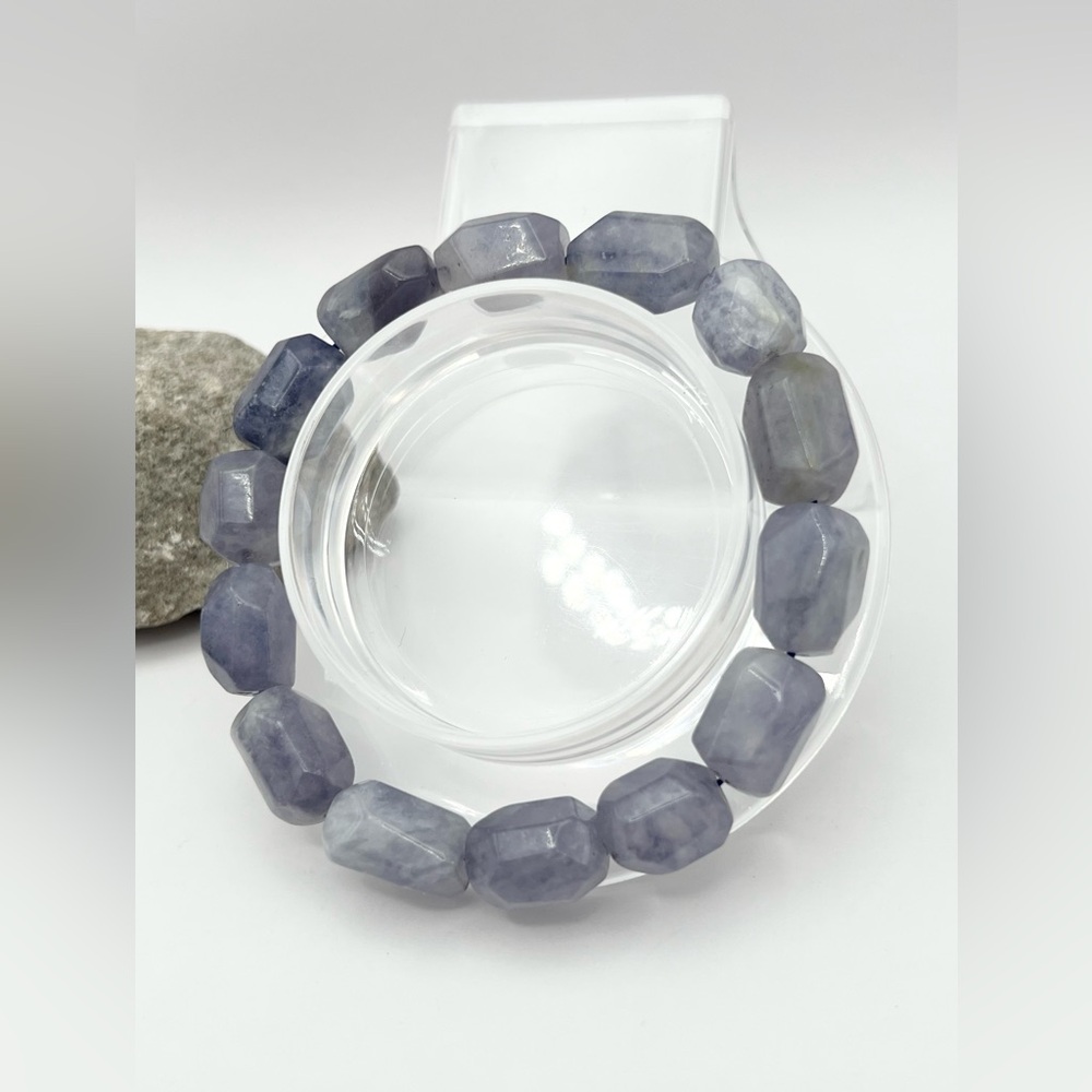 TANZANIA BLUE ZOISITE BRACELET